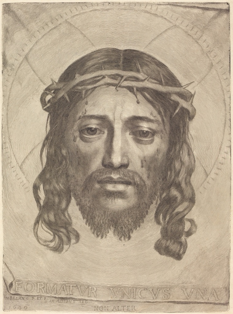 Mellan engraving illustrating line
