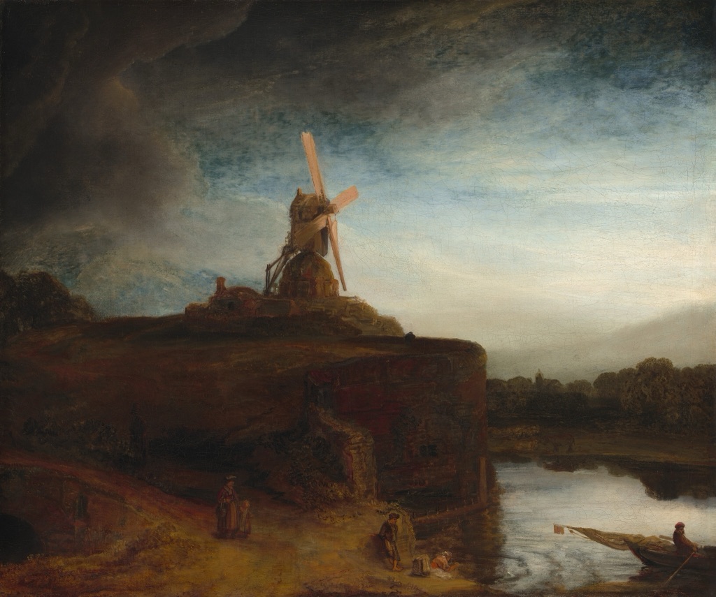 Rembrandt's Mill illustrating value